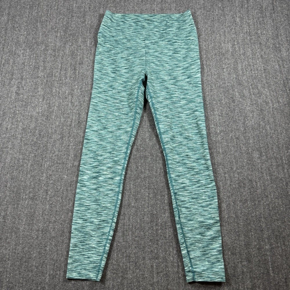 Outdoor Voices Women's Leggings Size M Green Space Dye High Rise Yoga Pants